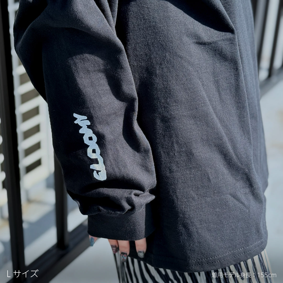 GLOOMY THE BIZARRE BEAR L/S TEE(ブラック)