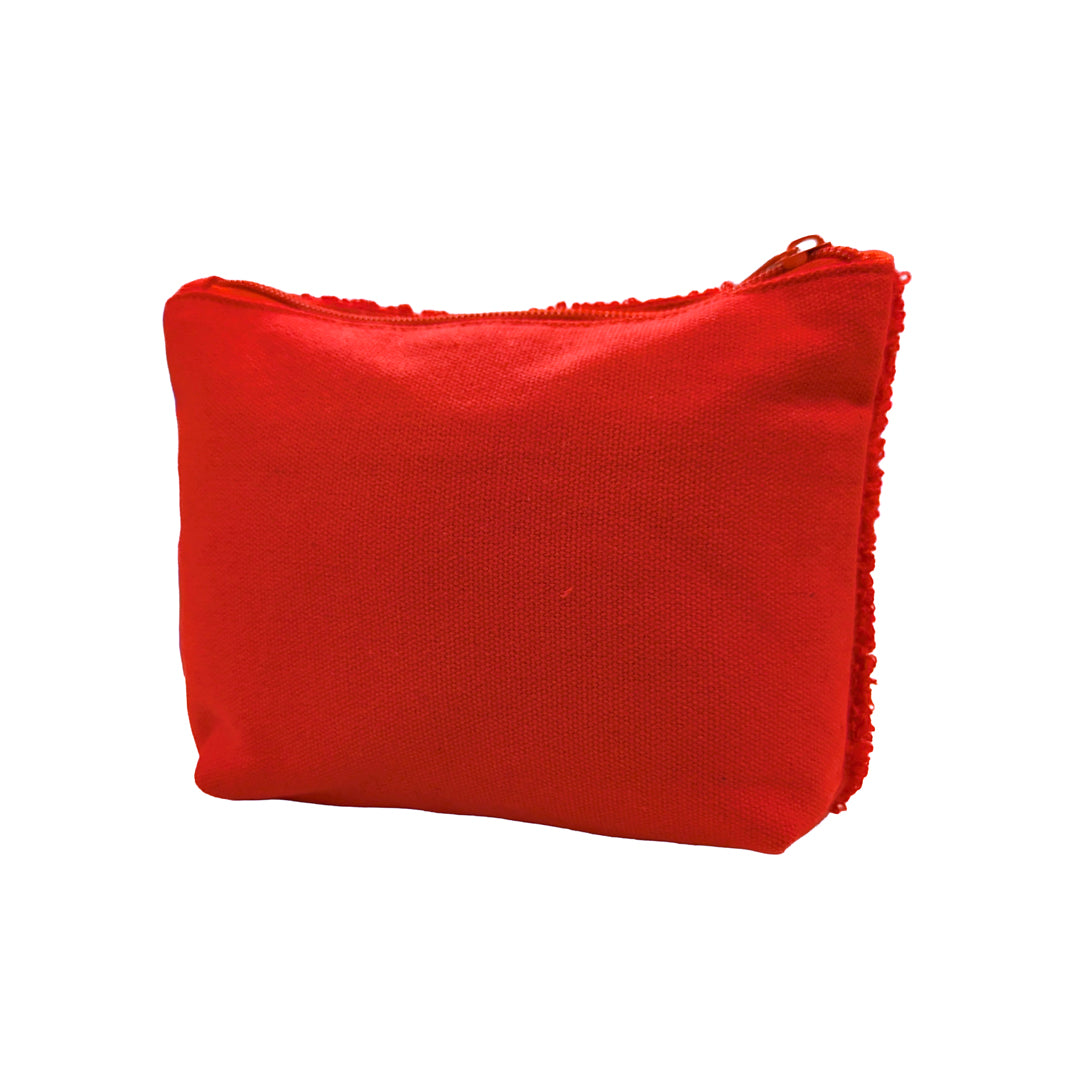 グルーミー サガラ刺繍ポーチ RED
