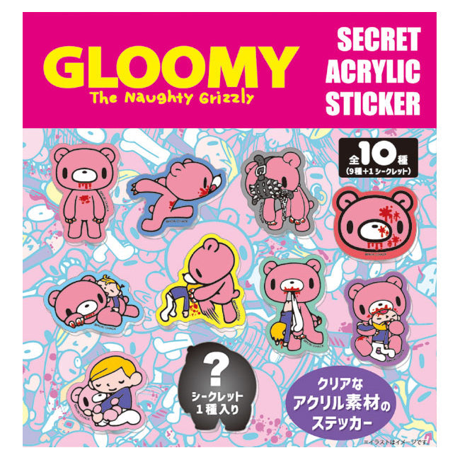 Gloomy Secret Acrylic Sticker