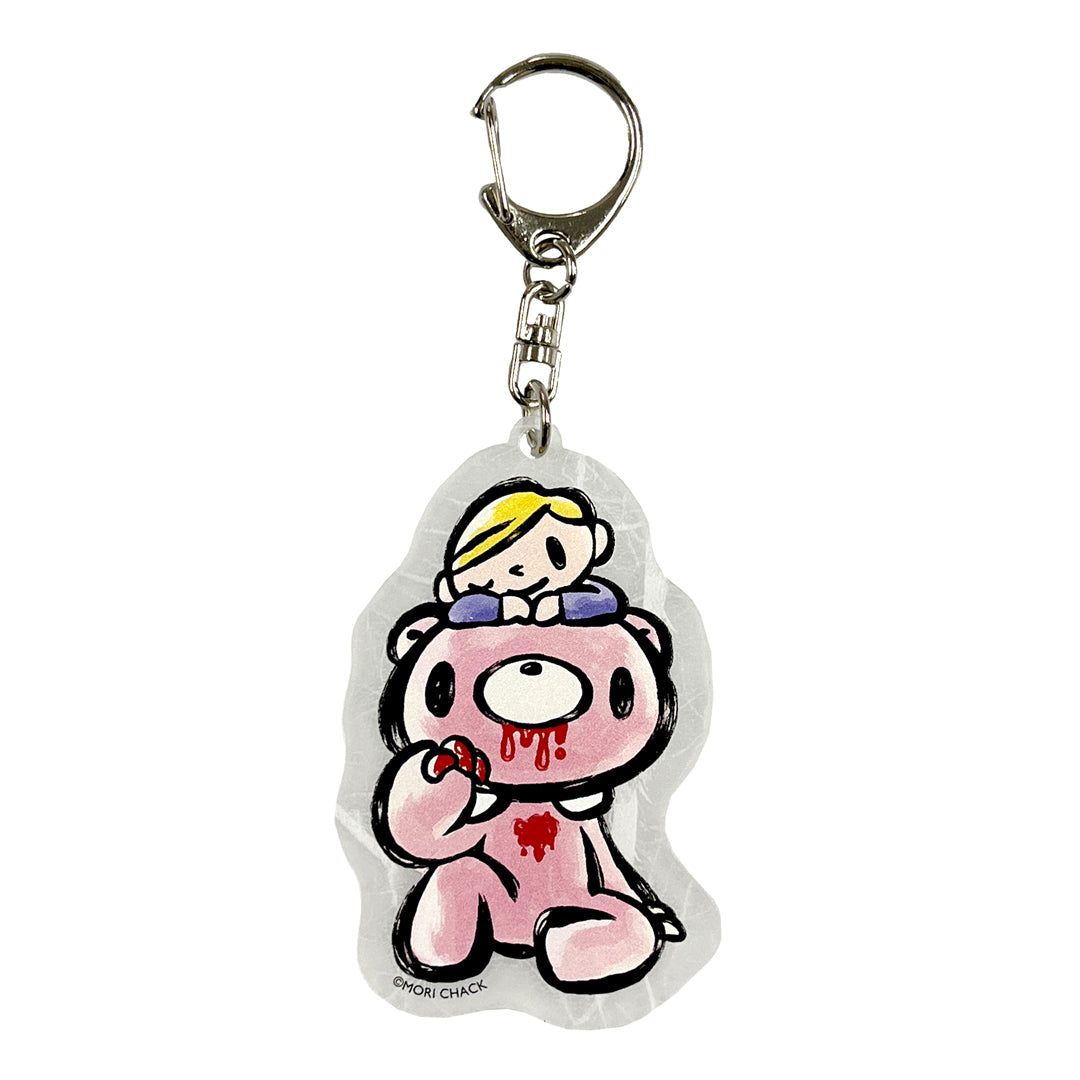 グルーミー 和紙風アクリルキーホルダー 墨絵ver.