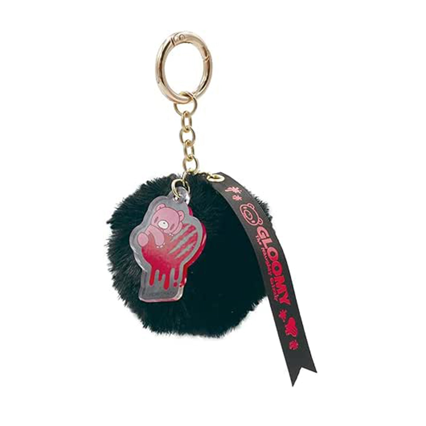 Gloomy Fur Charm Black