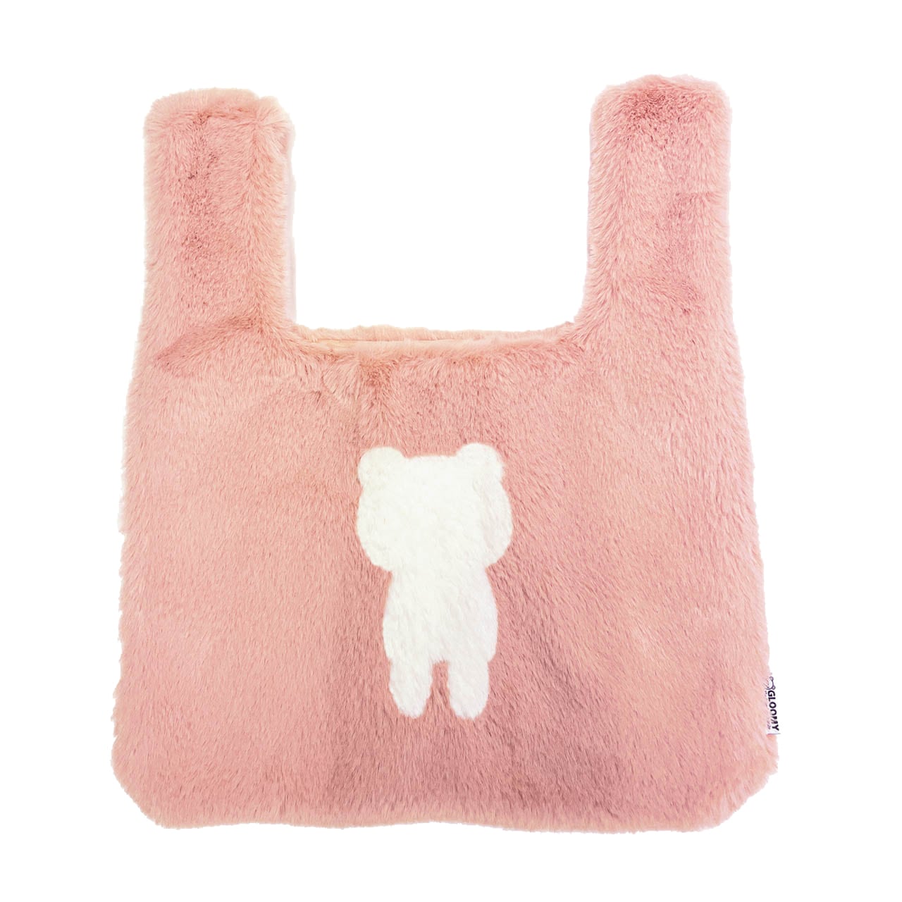 GLOOMY Faux fur tote (patchwork)