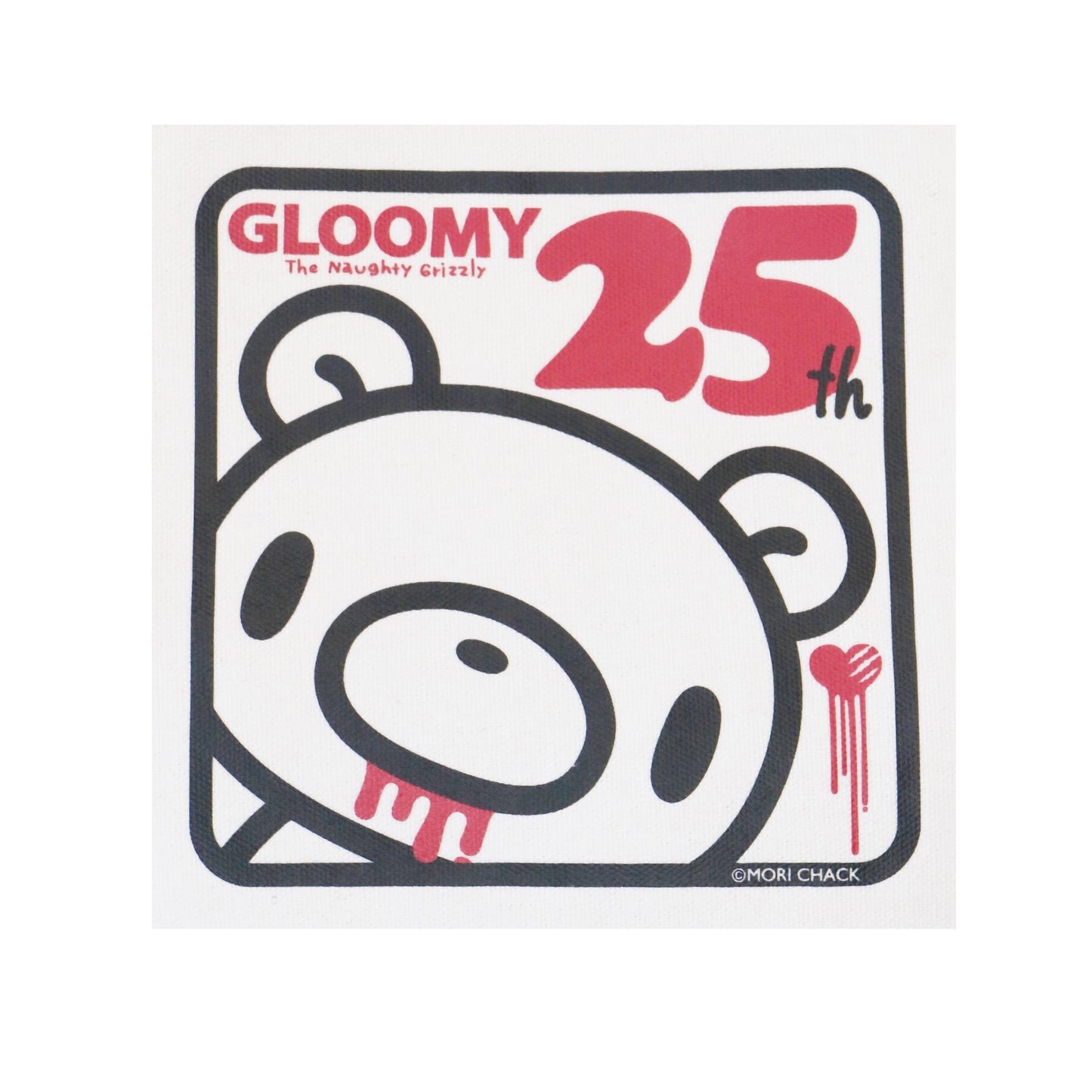 Gloomy 25th Anniversary Art Tote Bag -RED-