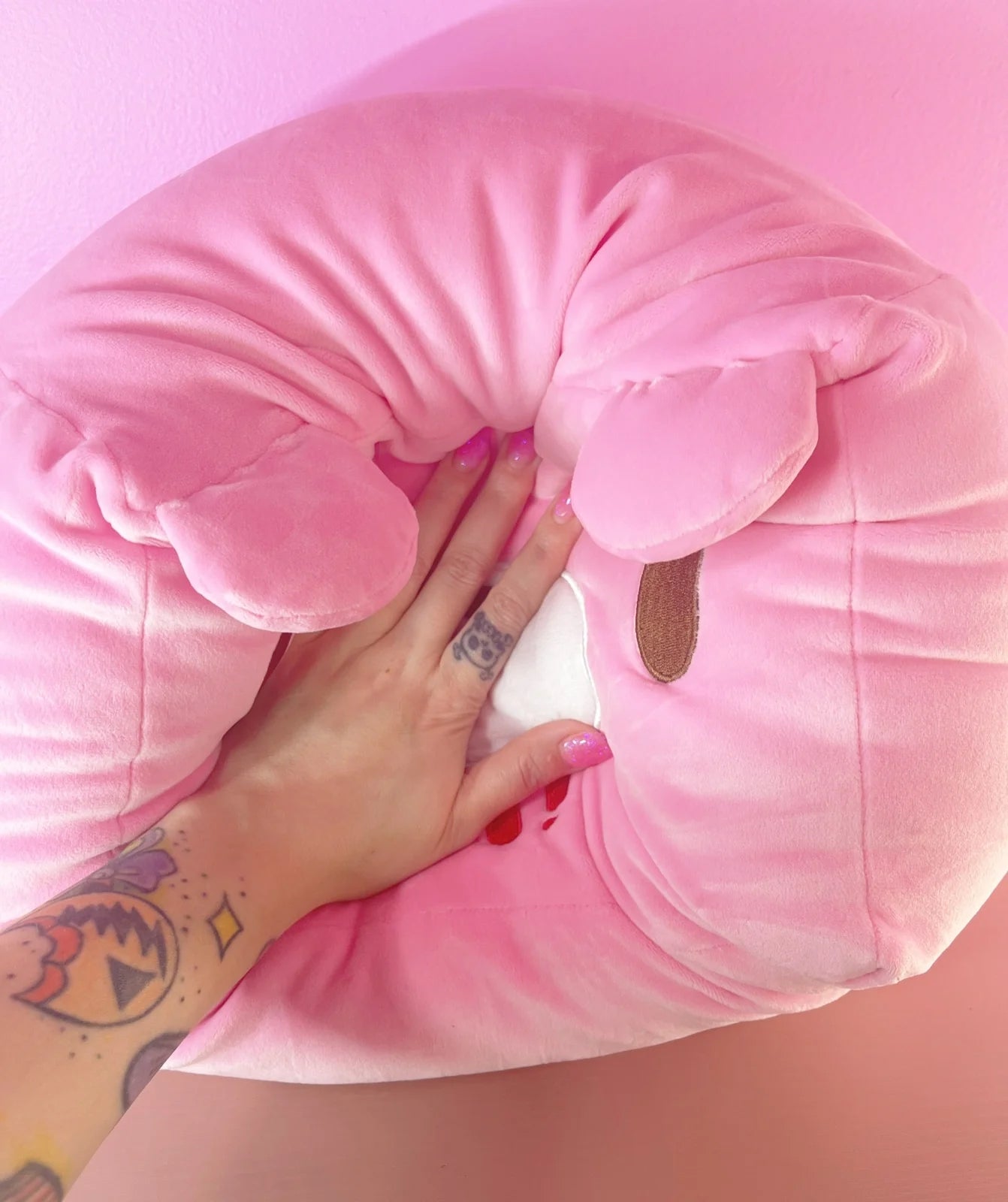【北米輸入品】Gloomy Bear Mochi Cube Plush Pillow(Pink)