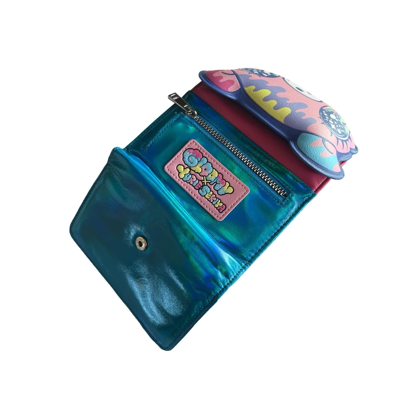 【北米輸入品】Gloomy Bear x Yurie Sekiya Glittery Puffy Wallet