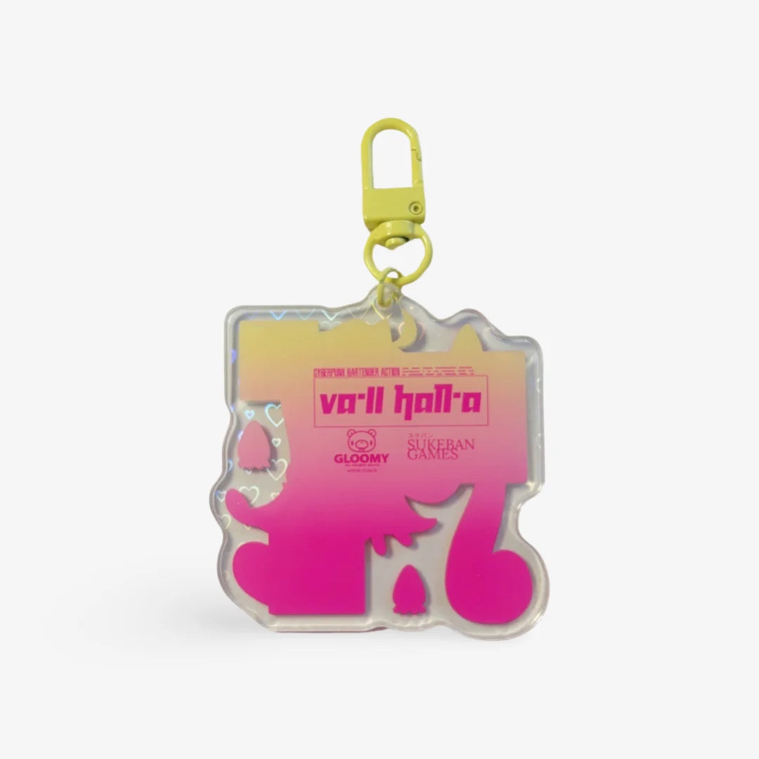 【北米輸入品】VA-11 HALL-A x APB & Alma Keychain - めれんげくん ver