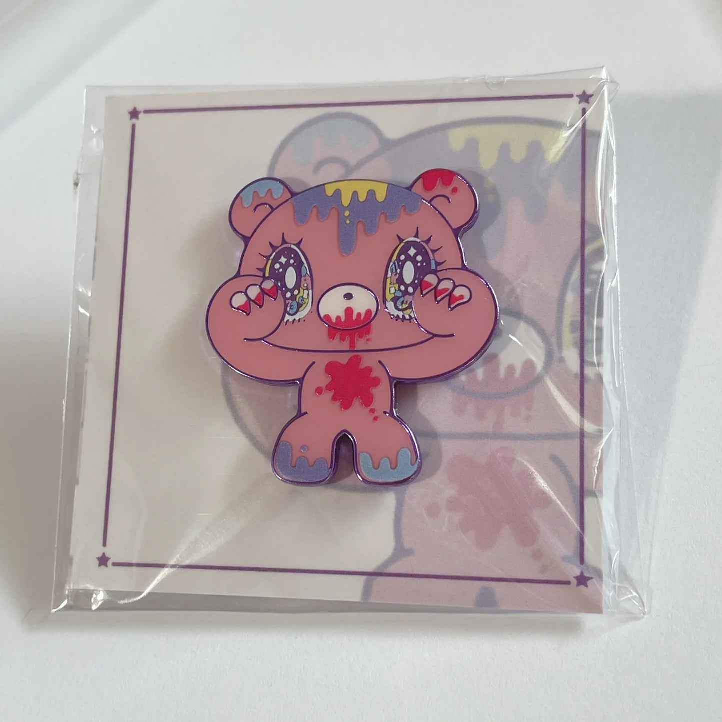 【北米輸入品】Standing Gloomy Bear Enamel Pin by Yurie Sekiya