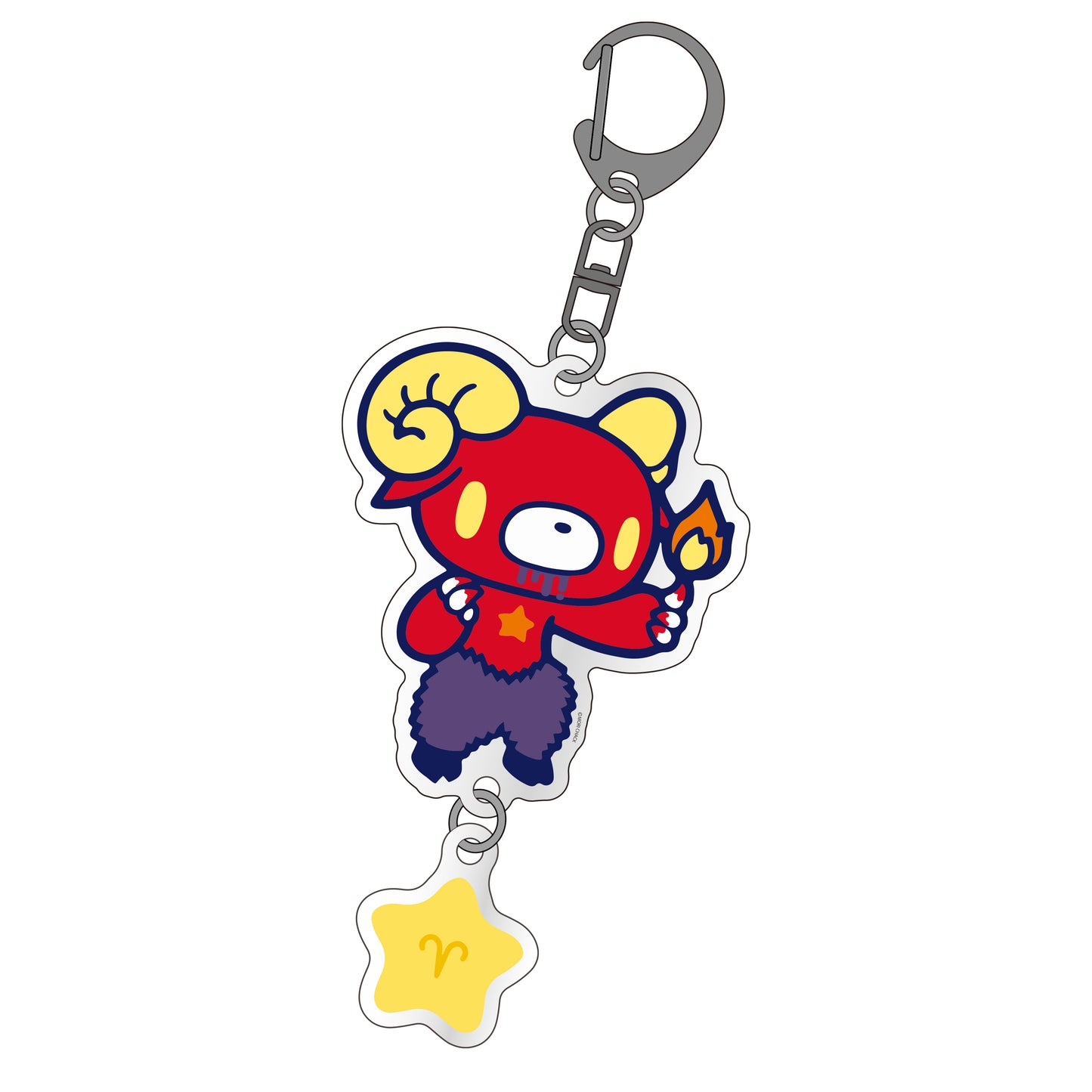 GLOOMY HOROSCOPE Acrylic Keychain Aries