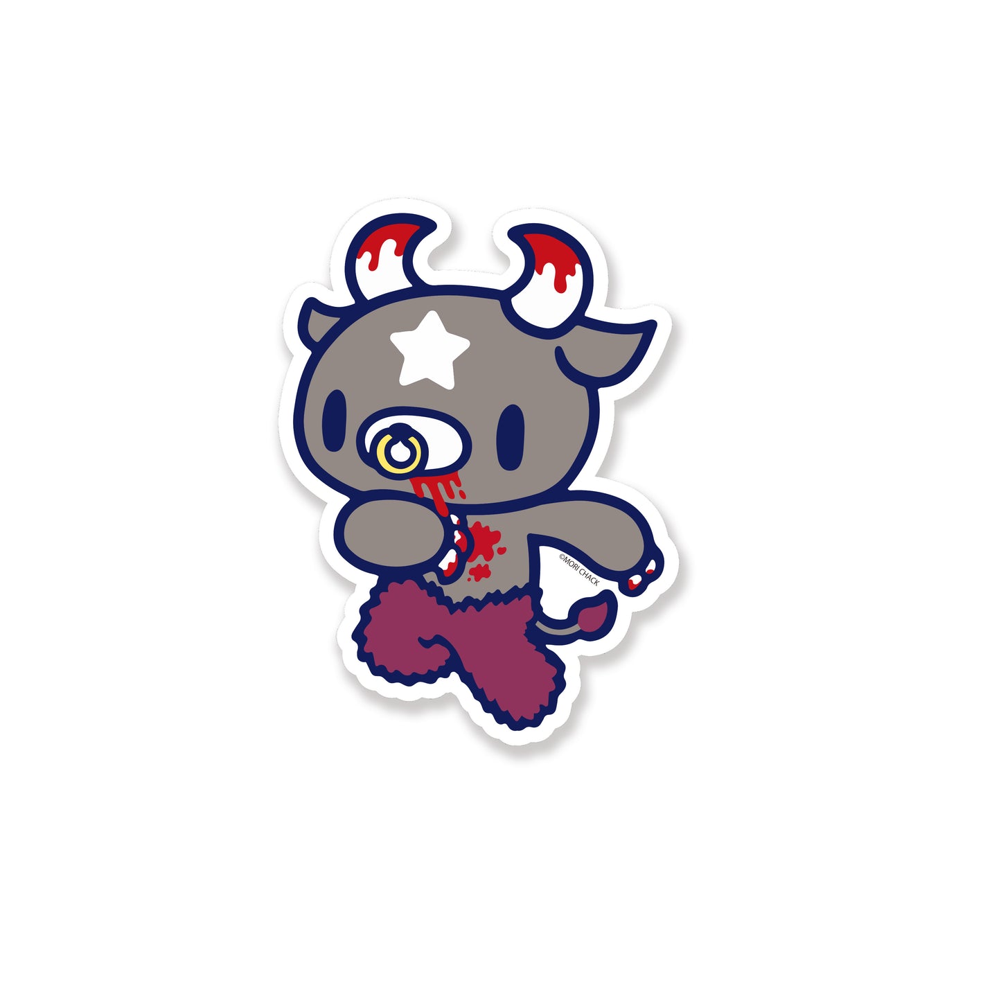 GLOOMY HOROSCOPE Sticker Taurus