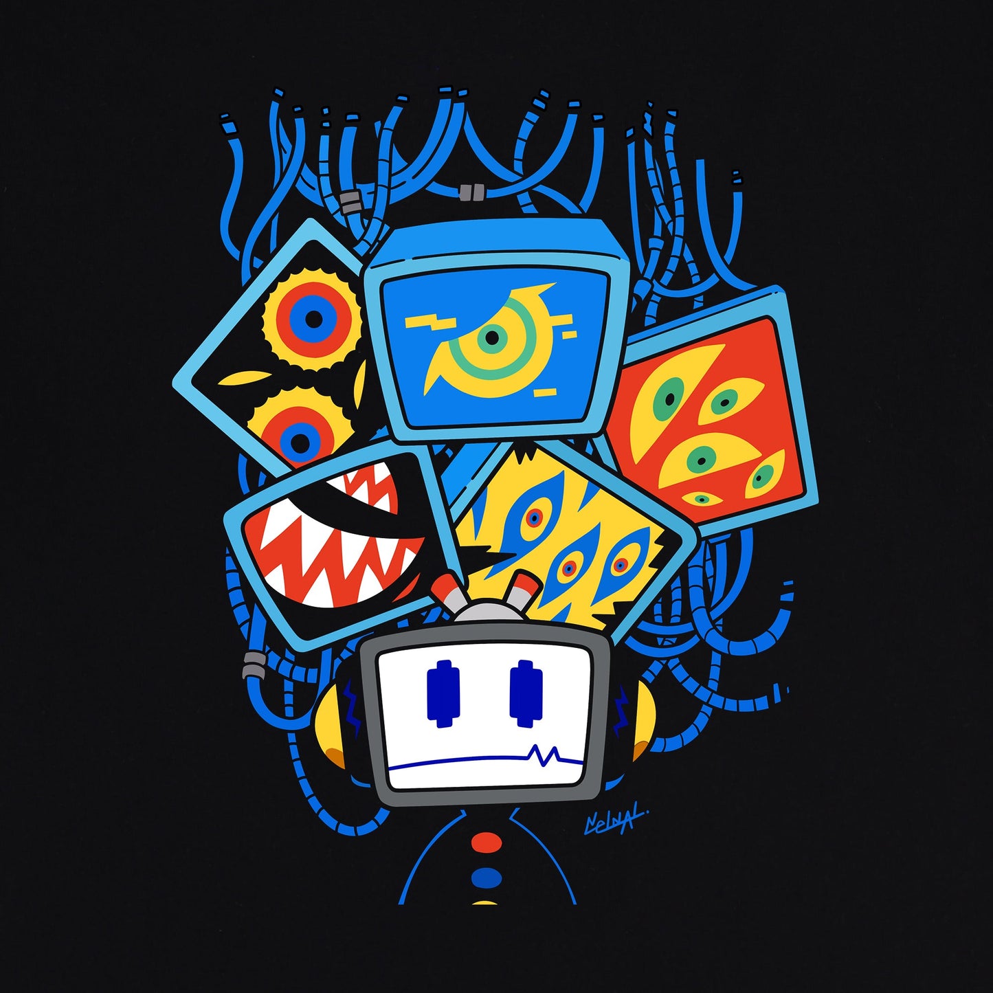T-SHIRT MONSTER TV