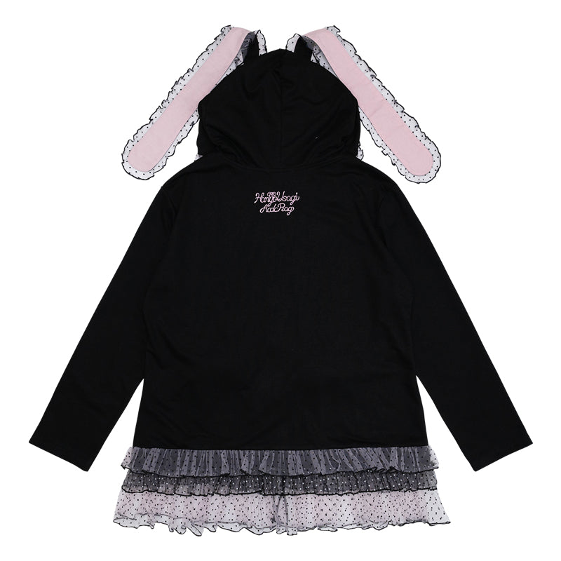 ACDC Collaboration All-Purpose Rabbit Hoodie BLACK