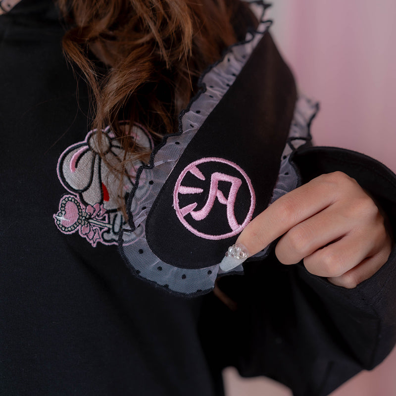 ACDC Collaboration All-Purpose Rabbit Hoodie BLACK