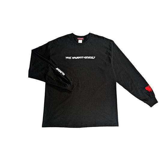 GLOOMY THE BIZARRE BEAR L/S TEE（ブラック）