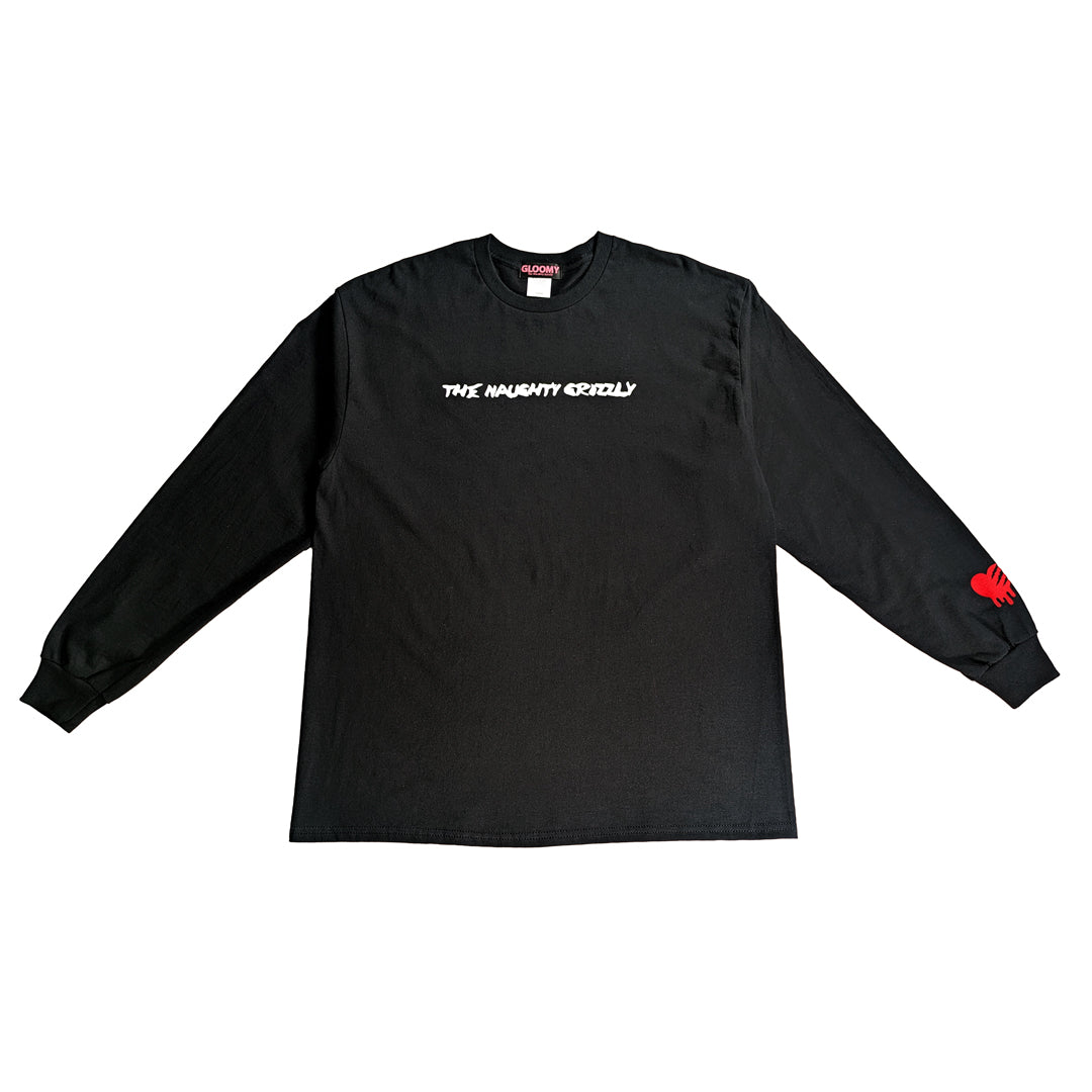 GLOOMY THE BIZARRE BEAR L/S TEE（ブラック）