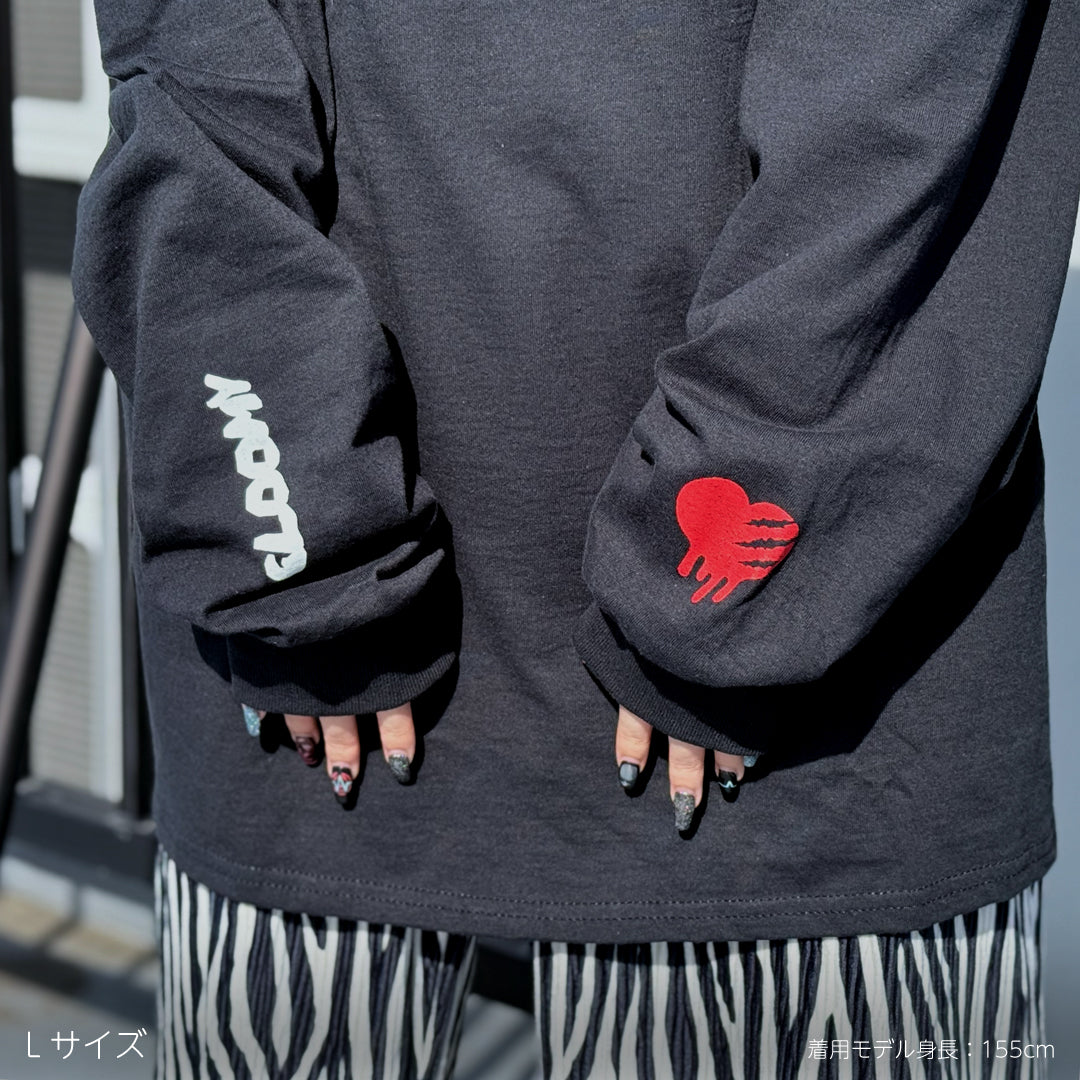 GLOOMY THE BIZARRE BEAR L/S TEE（ブラック）