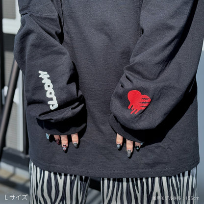 GLOOMY THE BIZARRE BEAR L/S TEE（ブラック）