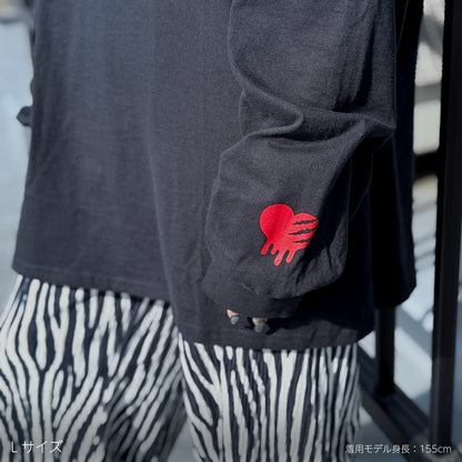 GLOOMY THE BIZARRE BEAR L/S TEE（ブラック）