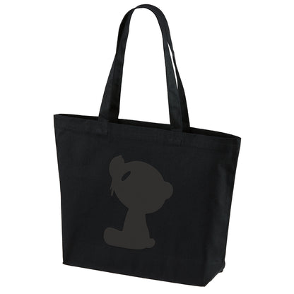 GLOOMY BLOODY BLACK CANVAS TOTE BAG