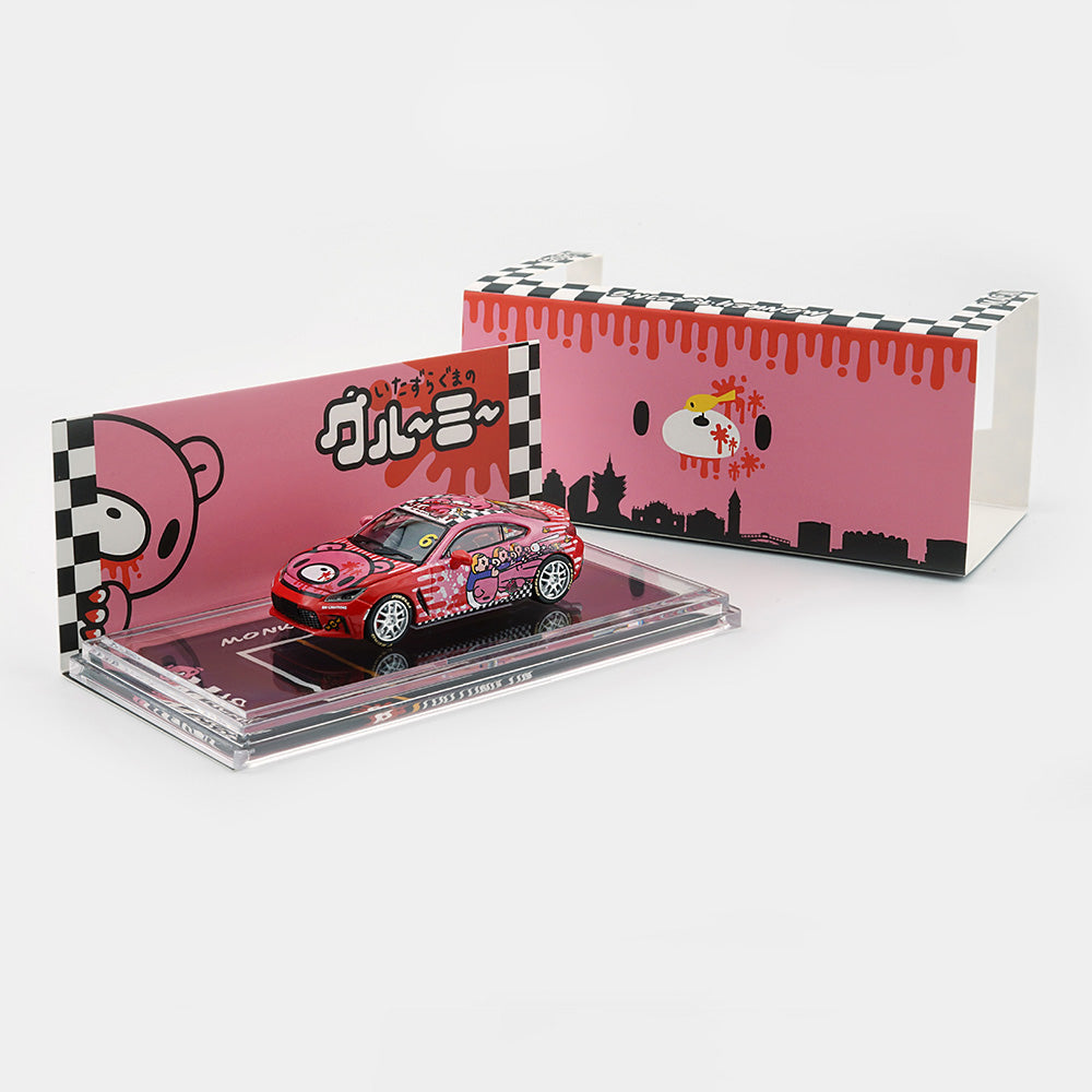 マカオGP トヨタGR86X Gloomy Bear #6 1/64 ミニカー（ピンク