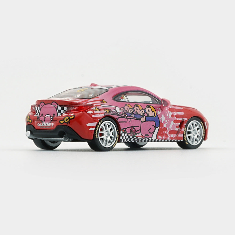 Macau Grand Prix Toyota GR86X Gloomy Bear #6 1/64 scale diecast model car (pink)