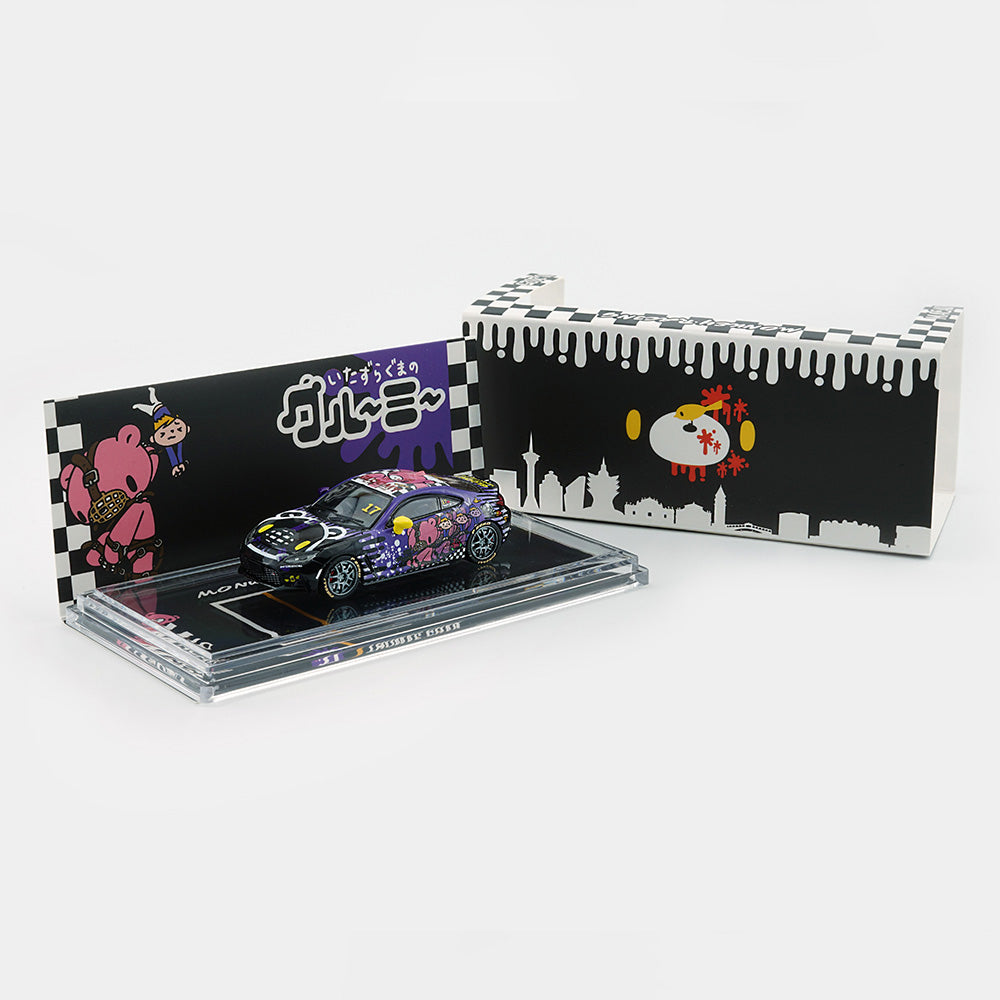 マカオGP トヨタGR86X Gloomy Bear #17 1/64 ミニカー（ブラック