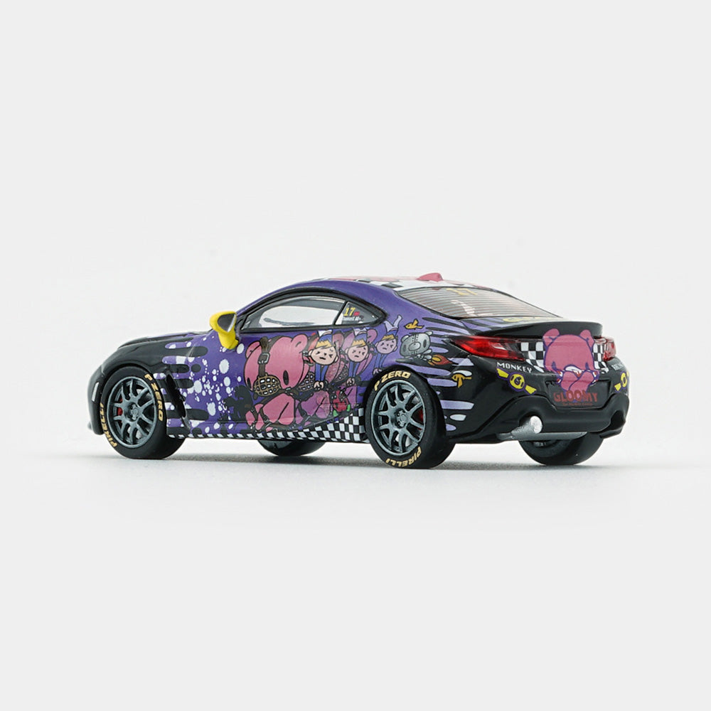 マカオGP トヨタGR86X Gloomy Bear #17 1/64 ミニカー（ブラック