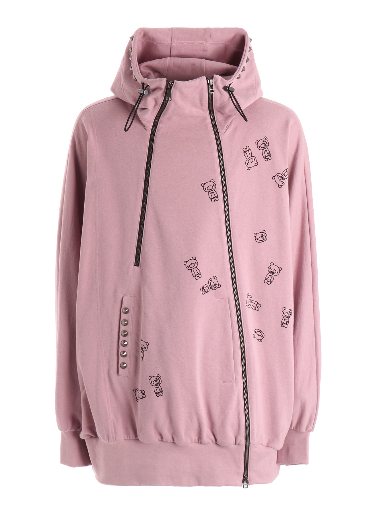 Ground Y × GLOOMY INVERTED V HOODIE（PINK）
