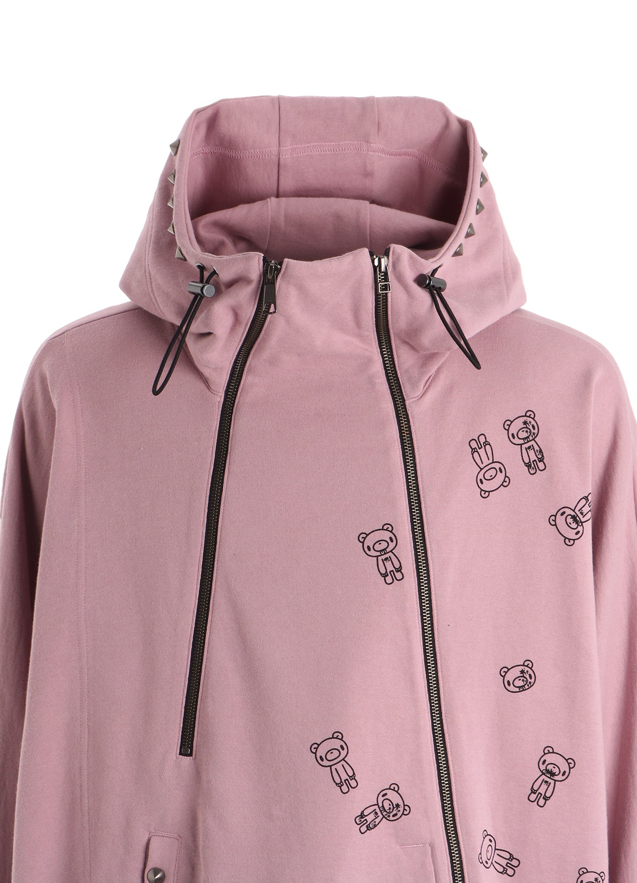 Ground Y × GLOOMY INVERTED V HOODIE（PINK）