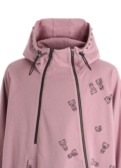 Ground Y × GLOOMY INVERTED V HOODIE（PINK）