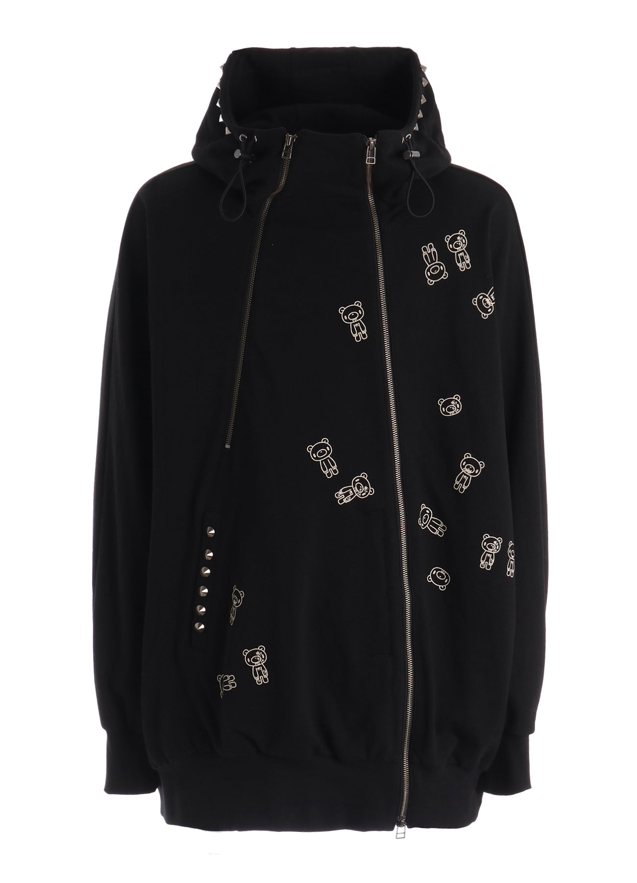 Ground Y × GLOOMY INVERTED V HOODIE（BLACK）
