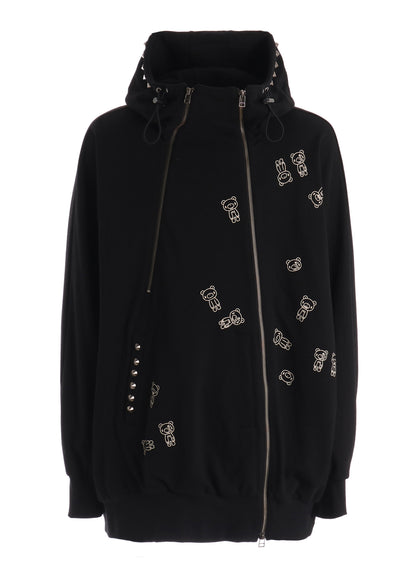 Ground Y × GLOOMY INVERTED V HOODIE（BLACK）