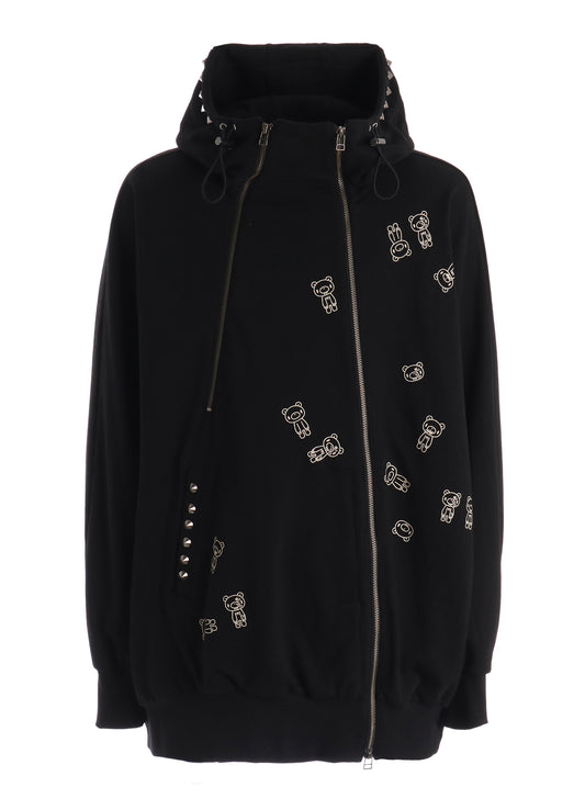 Ground Y × GLOOMY INVERTED V HOODIE（BLACK）