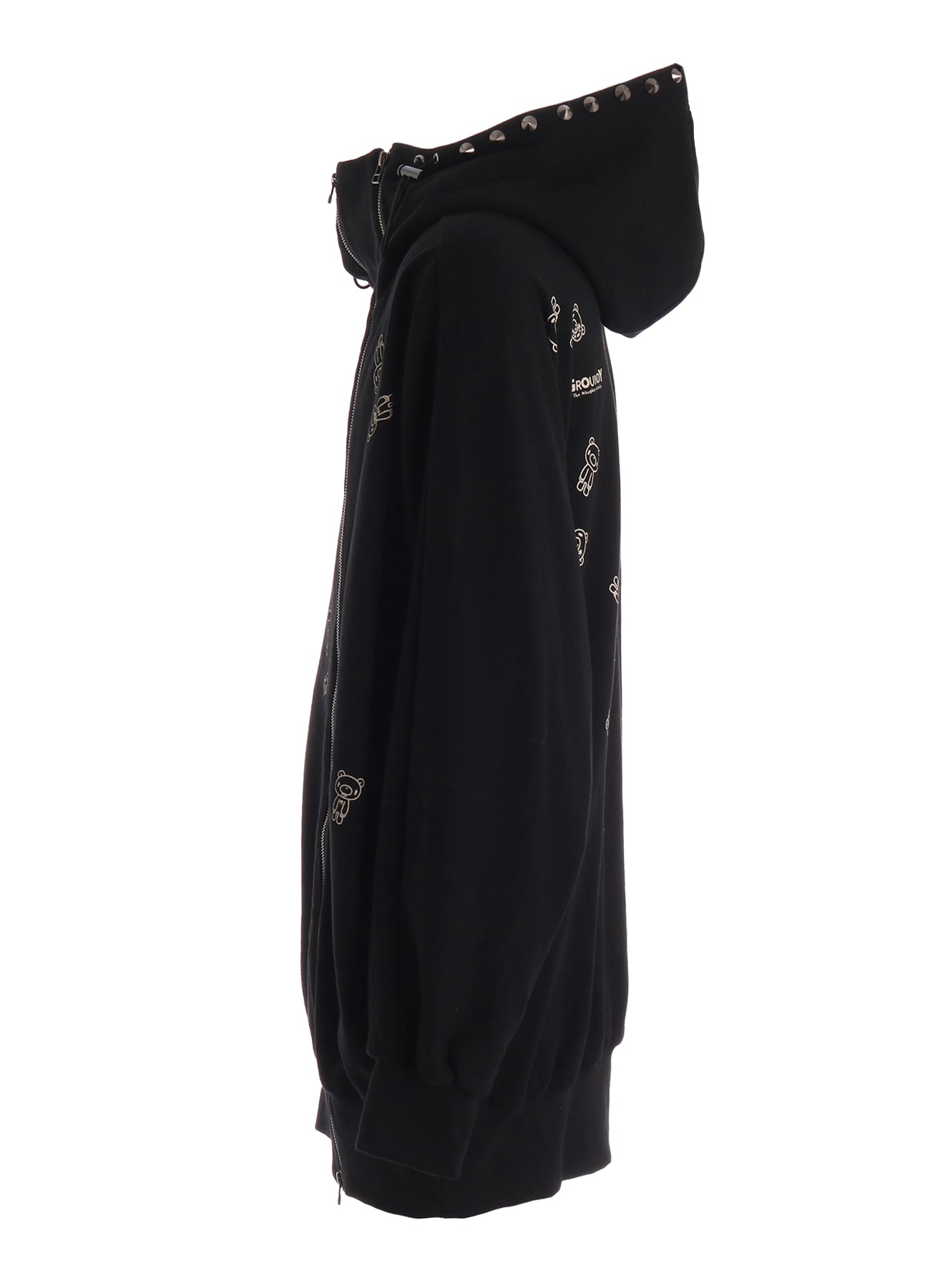 Ground Y × GLOOMY INVERTED V HOODIE（BLACK）