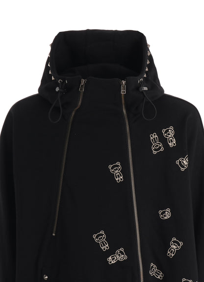 Ground Y × GLOOMY INVERTED V HOODIE（BLACK）