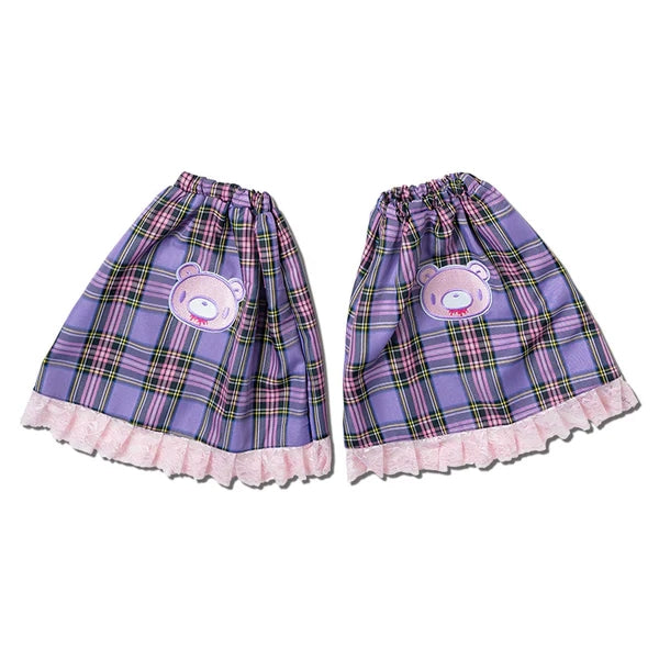 [ACDC RAG x Gloomy]パステルグル〜ミ〜 レッグウォーマー PURPLE TARTAN