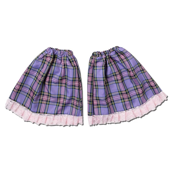 [ACDC RAG x Gloomy]パステルグル〜ミ〜 レッグウォーマー PURPLE TARTAN