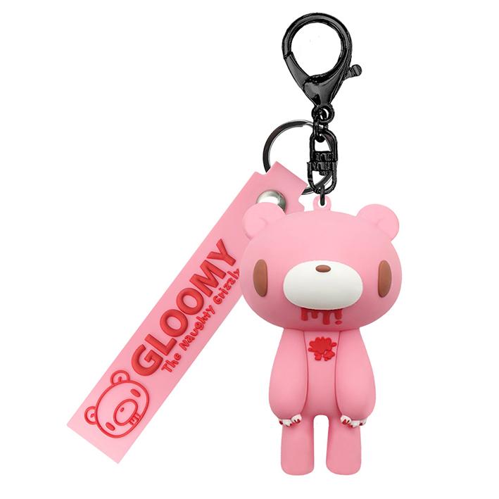 GLOOMY PINK key ring with figure