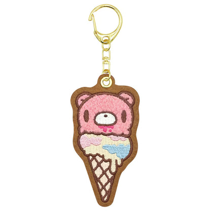 Gloomy Sagara Embroidered Felt Keychain Ice