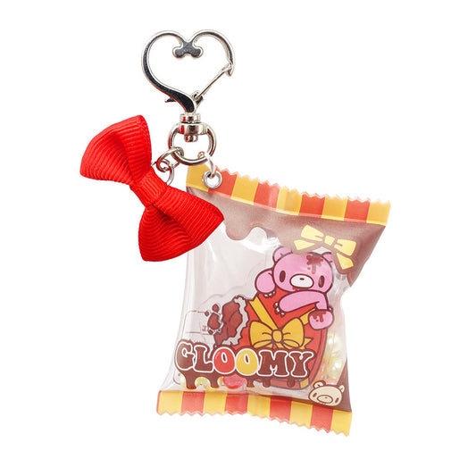 グルーミー　チョコシャカキーホルダー　RED&ORANGE