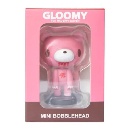 【北米輸入品】Gloomy Bear Mini Bobblehead Figurine [PINK]