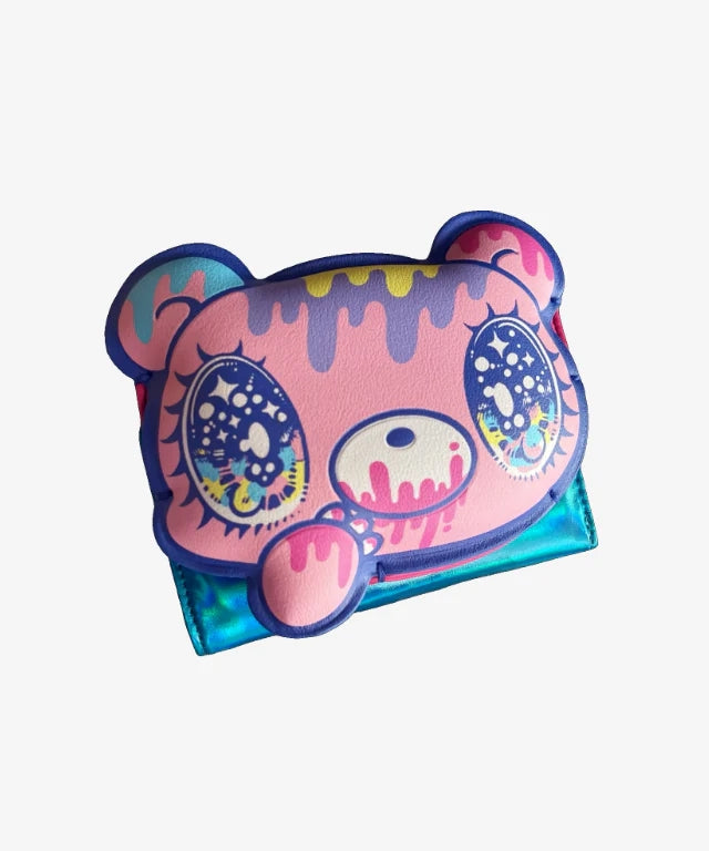 [North American Import] Gloomy Bear x Yurie Sekiya Glittery Puffy Wallet