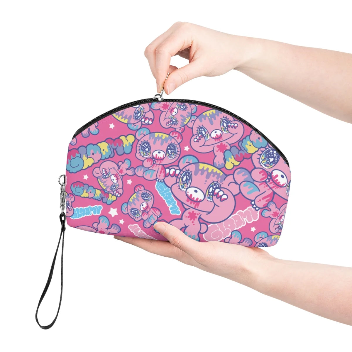 【北米輸入品】[Yurie Sekiya x Gloomy]PINK GLOOMY MANIA MAKEUP BAG