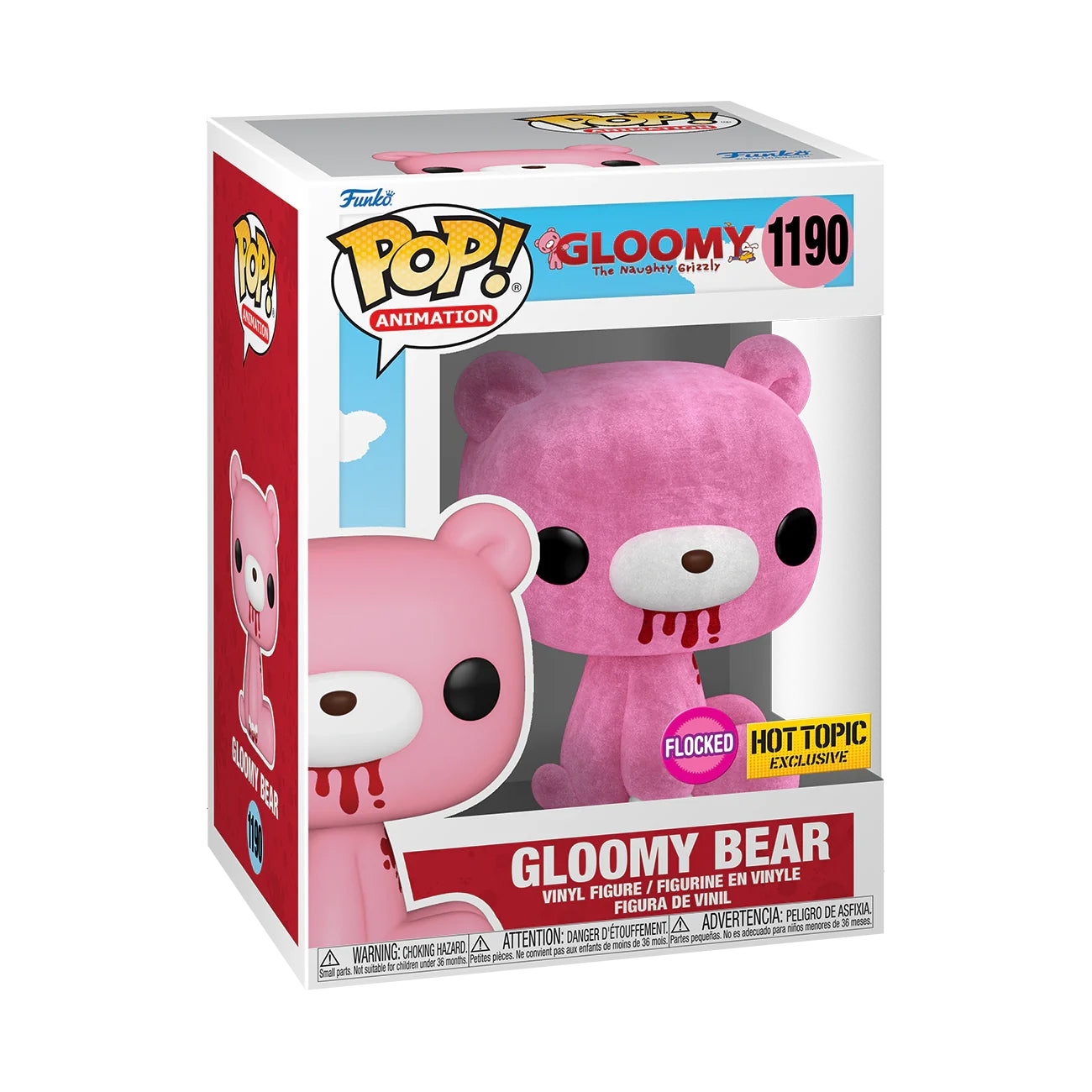 【北米輸入品】FUNKO POP! ANIMATION: GLOOMY BEAR 1190 VINYL FIGURE HOT TOPIC EXCLUSIVE (CHANCE OF CHASE!)