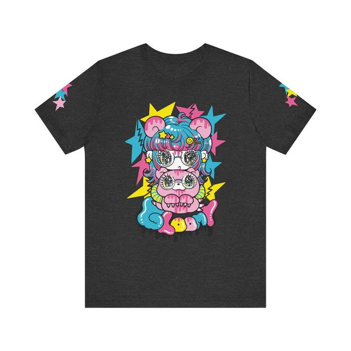 【北米輸入品】[Yurie Sekiya x Gloomy]STARRY GAL 2024 Unisex Short Sleeve Tee（Black）