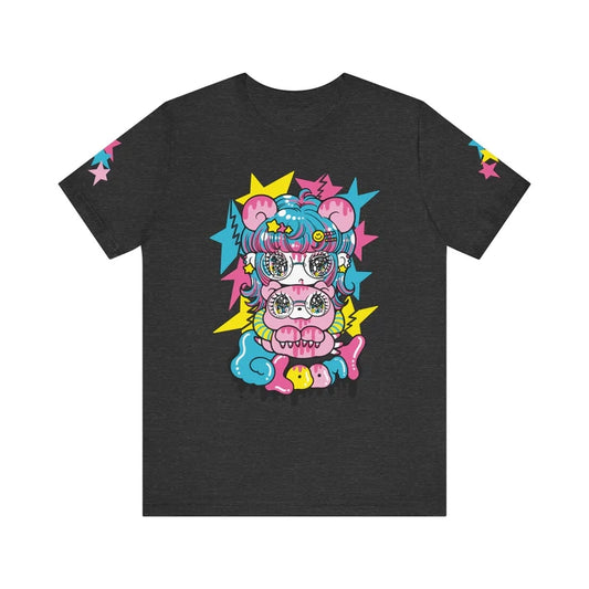 【北米輸入品】[Yurie Sekiya x Gloomy]STARRY GAL 2024 Unisex Short Sleeve Tee（Black）