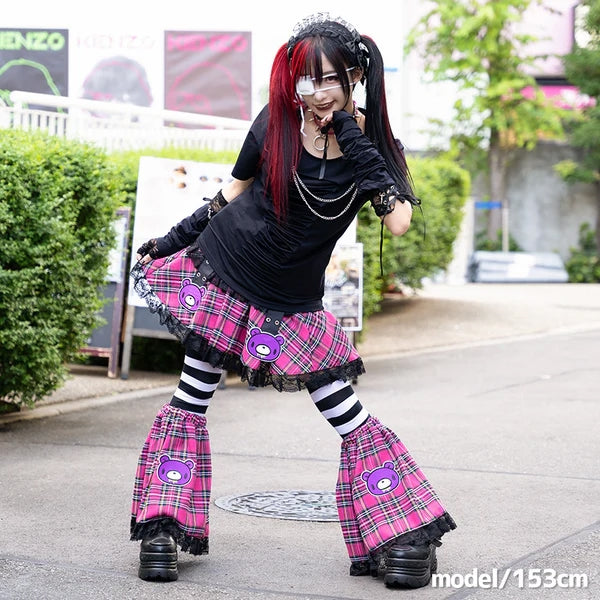 ACDC RAG x Gloomy]ビビッドグルーミー ベルトスカート C/PINK