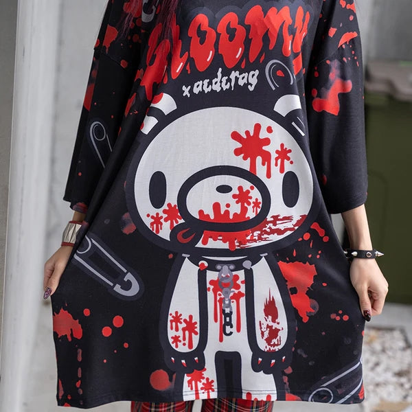 ACDC RAG x Gloomy]ダークグルーミー ヒュージTシャツ BK/RED – 公式