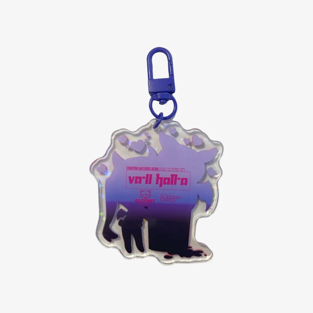 【北米輸入品】VA-11 HALL-A x Gloomy Bear Jill Keychain - めれんげくん ver