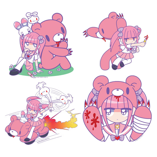 【北米輸入品】MENHERACHAN x Gloomy Bear Vinyl Sticker Pack