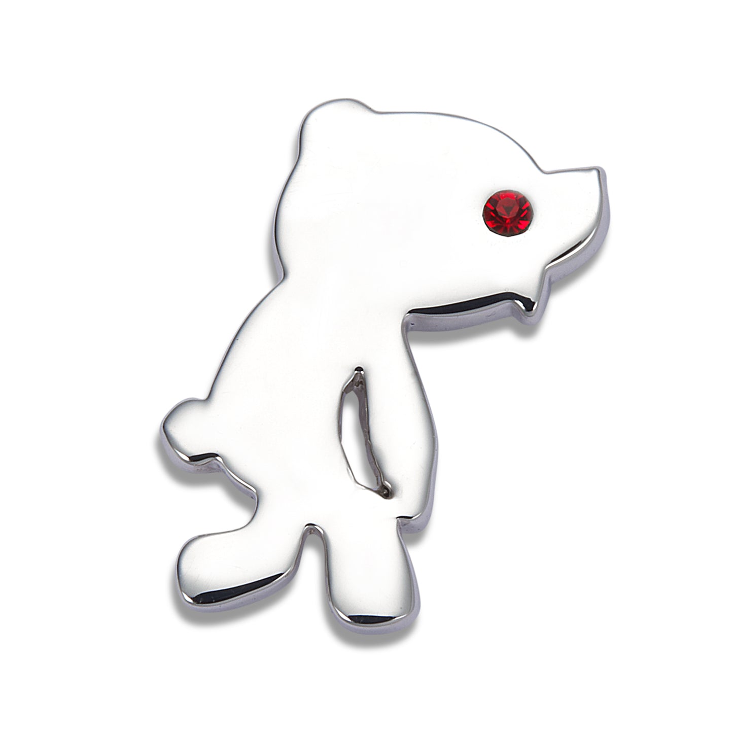 【ジュエリー】GLOOMY Silhouette Pin Broach/Rhodium